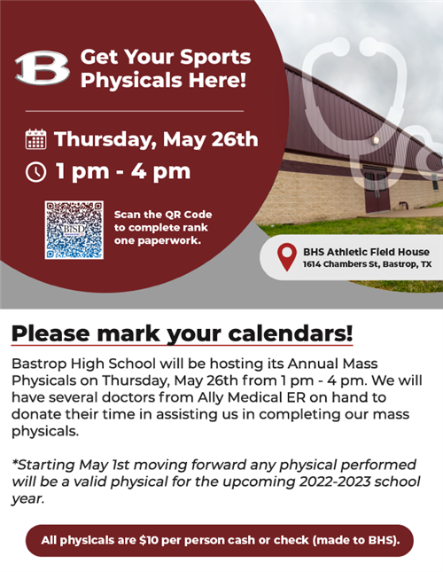 BHS physicals